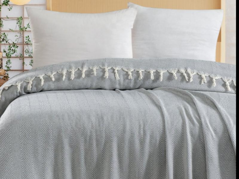 Fuego Pike Gri / 220x230cm Çift Kişilik
